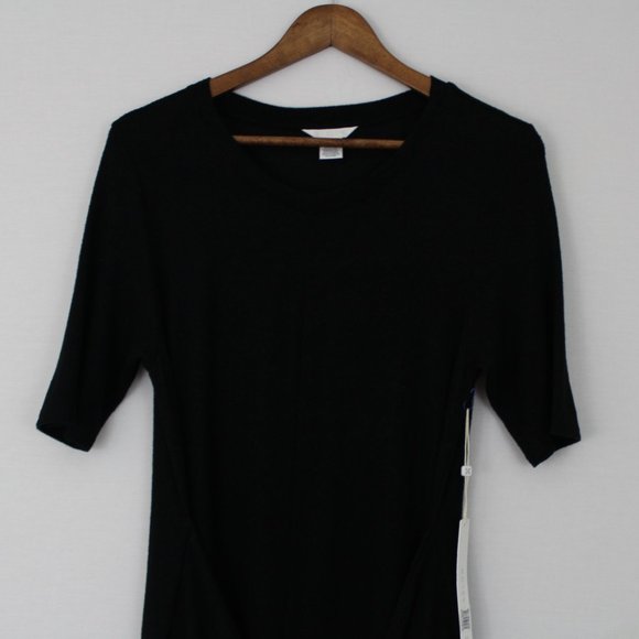 Caslon Black Dress w/ Ruched Tie Dress - Picture 2 of 15